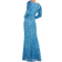 Mac Duggal Sequin Faux Wrap Gown - French Blue