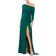 Mac Duggal Off-The-Shoulder Jersey Gown - Emerald Green