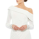 Mac Duggal Off-The-Shoulder Jersey Gown - White