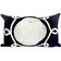 Liora Manne Ornamental Dot Lumbar Complete Decoration Pillows Blue (50.8x30.48cm)