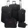 vidaXL Travel Luggage Set of 5 - Black