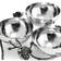 Michael Aram Black Orchid Triple Nut Dish Service