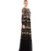 Mac Duggal Embroidered Blouson Sleeve Gown - Black