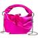 Jimmy Choo Bonny Small Satin Handbag - Fuchsia