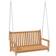 vidaXL Schommelbank 114x60x64 cm Massief Teakhout