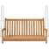 vidaXL Schommelbank 114x60x64 cm Massief Teakhout