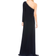 Mac Duggal Draped One Sleeve Jersey Gown - Midnight