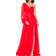 Mac Duggal Flowy One Sleeve Gown - Red