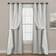 Lush Decor Sheer Window Curtains 96.52x160.02cm