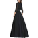 Mac Duggal Embellished-Waist Pleated-Skirt Gown - Black