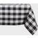 Design Imports Buffalo Tablecloth Black, White