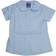 French Toast Short Sleeve Modern Peter Pan Blouse - Blue (1593)