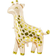 PartyDeco Folie ballon Giraffe, 100x120cm, mix