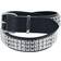 EMP Ceinture Triple Rangée Noir Cloutée - Unisex