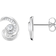 Thomas Sabo Wave Ear Studs - Silver/Transparent