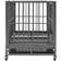 vidaXL Cage Pour Chiens Avec Roues Et Toit Acier 102x72x85 cm Chenil Enclos