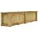 vidaXL Arriate De Madera De Pino Impregnada 196x50x50 cm 50x50x50cm 50x196x50cm