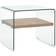 vidaXL Hærdet Glas Transparent 50 x 50 x 45 cm Sofabord 50x50cm