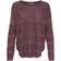 Only Caviar Texture Knitted Pullover - Red/Wild Ginger