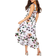 Bubbleroom Valeria Dress - White/Floral