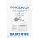 Samsung Pro Endurance microSDXC Class 10 UHS-I U1 V10 100/30MB/s 64GB