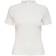 Only Emma High Neck Short Sleeved Top - White/Egret