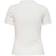 Only Emma High Neck Short Sleeved Top - White/Egret