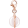 Thomas Sabo Charm Club Collectable Cat Ears Charm Pendent - Rose Gold/Pink/Transparent