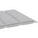 vidaXL Tumbona De Tela Oxford Gris 200x50x3 cm Cojín de silla Gris (200x50cm)