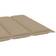 vidaXL - Chair Cushions Beige (200x50cm)
