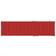 vidaXL Longue Rouge 200x50x3 cm Tissu Oxford Red Coussin de chaise Rouge (200x50cm)