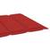vidaXL Longue Rouge 200x50x3 cm Tissu Oxford Red Coussin de chaise Rouge (200x50cm)