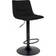 House Nordic Chaise En Velours Noir Middelfart 43 x 43 x 88 cm Tabouret de bar 108cm 2pcs