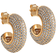 ENAMEL Copenhagen Sparkling Luna Hoops - Gold/Transparent