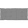vidaXL Chair Cushion 4 Pcs Outdoor Garden High Back Gray Fabric Cojín de silla Gris (120x50cm)