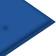 vidaXL Banc de Jardin Bleu Royal 120x50x3 cm Tissu Oxford 314081 Coussin de chaise Bleu (120x50cm)