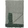 House Nordic Di Cotone A Strisce Verde E Bianche 130 x 160 cm Coperta Bianco, Verde (160x130cm)
