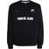 Nike Air Brushed-Back Fleece Crew - Black/Light Bone