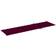 vidaXL Lettino Rosso Vino 200x50x3 cm In Tessuto Oxford Cuscino per sedia Rosso (200x50cm)