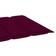 vidaXL Lettino Rosso Vino 200x50x3 cm In Tessuto Oxford Cuscino per sedia Rosso (200x50cm)