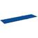 vidaXL Lettino Blu Reale 200x50x3 cm In Tessuto Oxford Cuscino per sedia Blu (200x50cm)