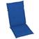 vidaXL Coussins de Jardin À Dossier Haut Lot de 4 Bleu Coussin de chaise Bleu (120x50cm)