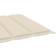 vidaXL Longue Crème 200x70x3 cm Tissu Oxford Coussin de chaise Beige (200x70cm)
