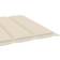 vidaXL Tumbona De Tela Oxford Crema 200x70x3 cm Cojín de silla Beige (200x70cm)