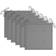 vidaXL Tuinstoelkussens 6 st 40x40x3 cm Oxford Stof Grijs