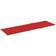 vidaXL Lettino Rosso 200x70x3 cm Tessuto Oxford Cuscino per sedia Rosso (200x70cm)