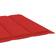 vidaXL Lettino Rosso 200x70x3 cm Tessuto Oxford Cuscino per sedia Rosso (200x70cm)