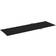 vidaXL Lettino Nero 200x70x3 cm In Tessuto Oxford Cuscino per sedia Nero (200x70cm)