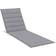 vidaXL Sun Lounger Cushion Gray Fabric 200x60x3 Coussin de chaise Gris (200x60cm)