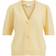 Vila Ril Short Sleeved knitted Top - Golden Haze